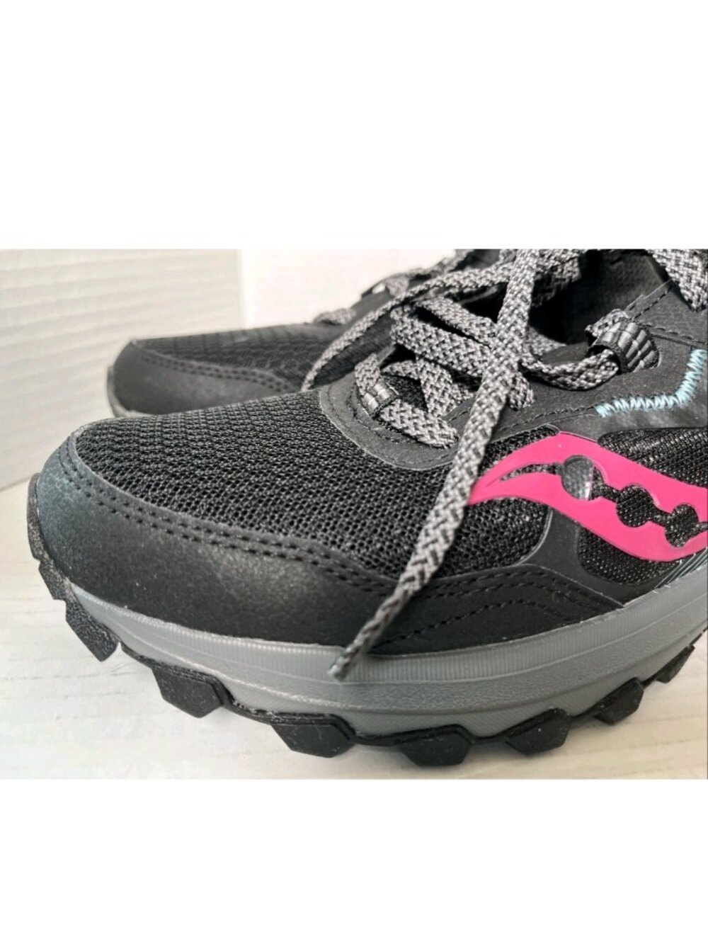 Saucony Excursion TR16 Trail Shoes Women’s 10 Black Pink S10744-10 - Picture 7 of 15